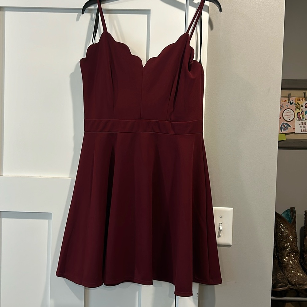 Scalloped dress